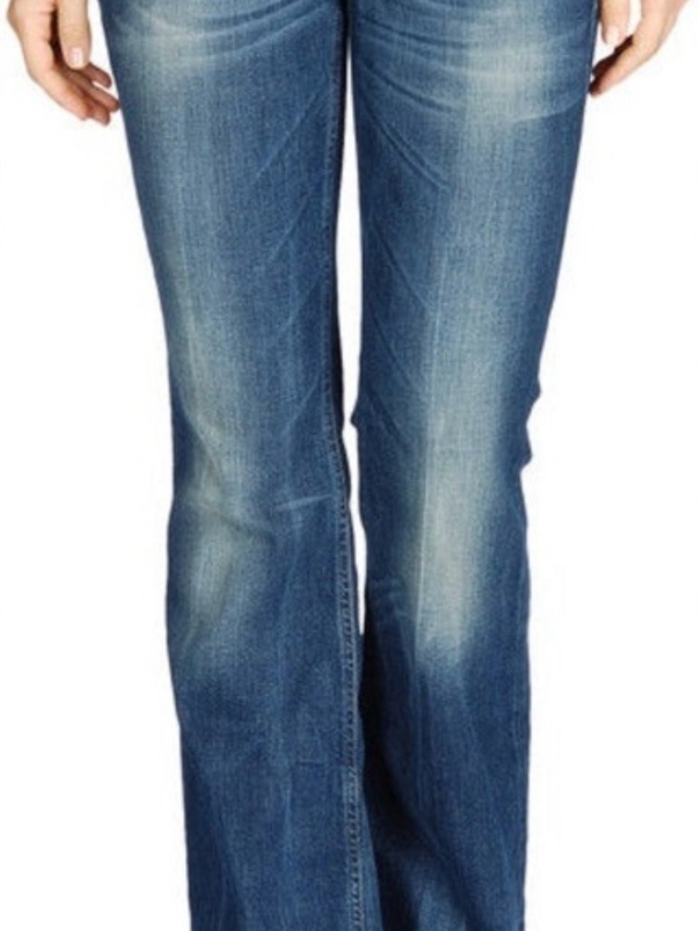 Diesel Women's Flared Jeans in Medium Blue Wash